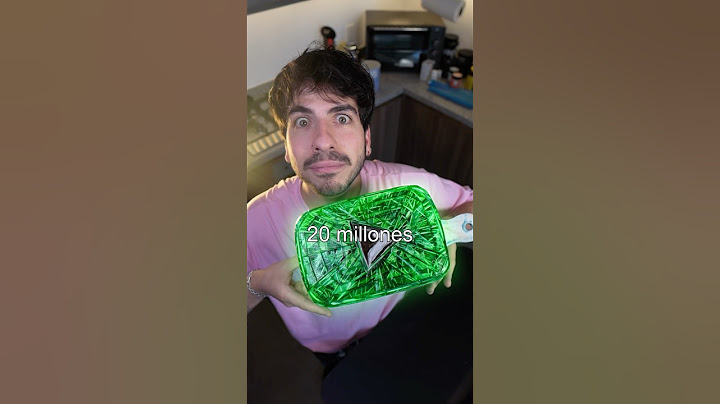 Mi placa de 20 millones de suscriptores.