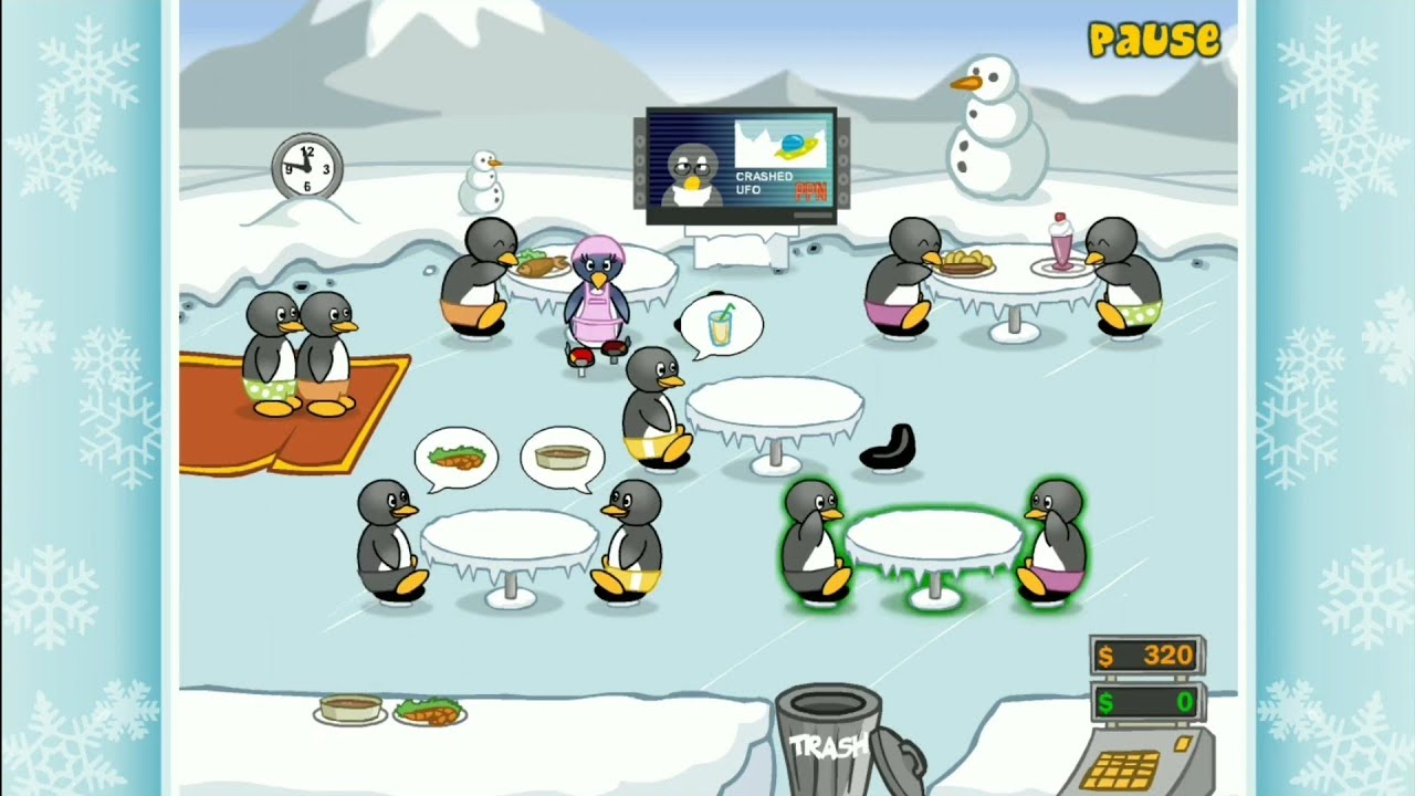 Penguin Diner (Day 20) Jogo do Restaurante dos Pinguins 