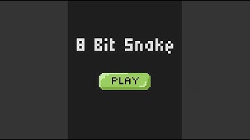 8-bit Retro Snake Game - Free Java Game Project Download