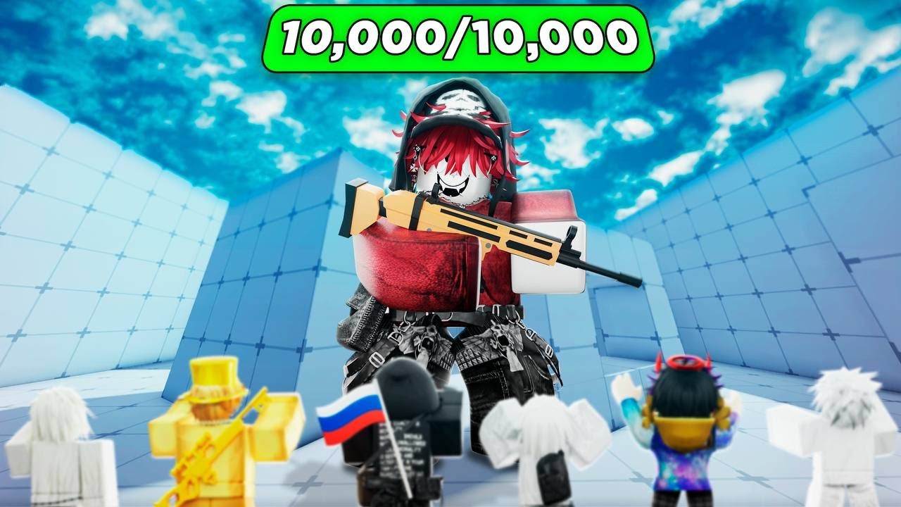 1 ЮТУБЕР против 10 ПОДПИСЧИКОВ в Roblox Rivals!