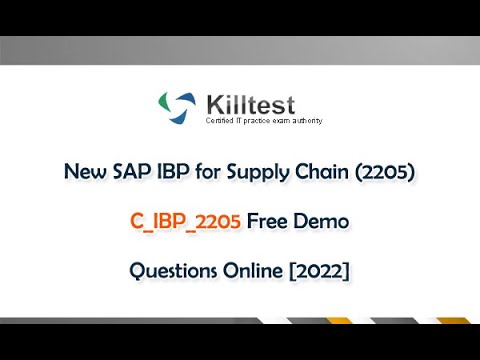New SAP IBP for Supply Chain (2205) C_IBP_2205 Free Demo Questions Online [2022]