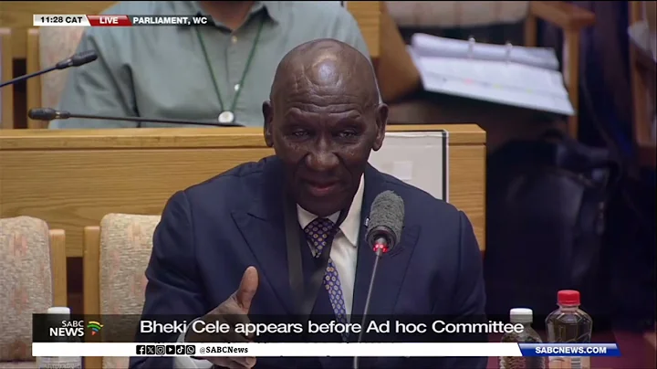 Ad Hoc Committee | Bheki Cele says he doesn't recall PKTT ever being dismantled