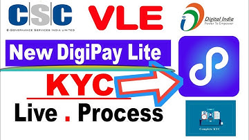 csc digipay lite kyc kaise kare || csc digipay update