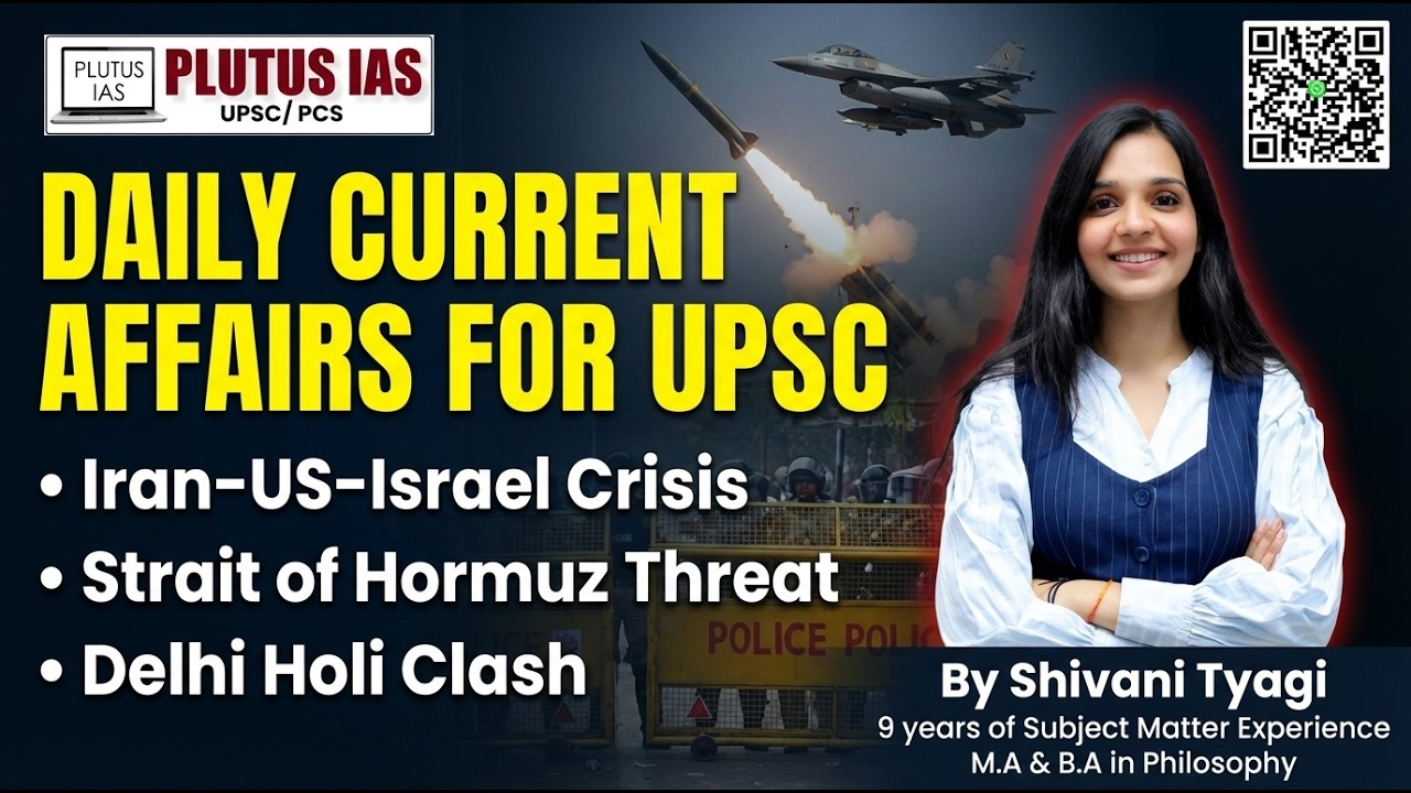 Iran-US War Escalates: Khamenei Killed | Delhi Holi Clash Explained | Shivani Mam #currentaffairs