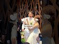 新郎に拍手のファーストバイト👏#結婚式 #shorts
