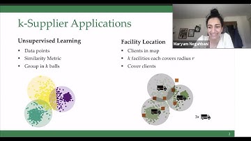 Maryam Negahbani presents "Revisiting Priority K-Center: Fairness and Outliers"