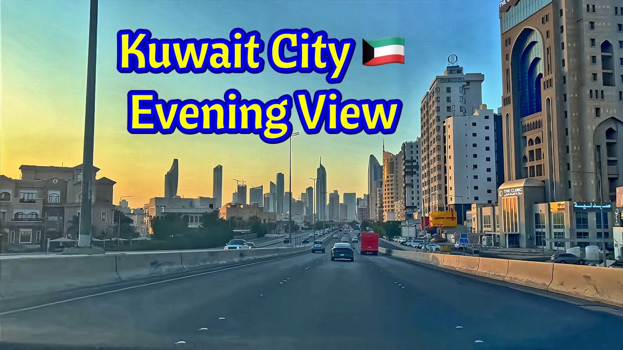 Kuwait City 🌆 Beautiful Evening View 🇰🇼✨💥 #kuwaitview #trending #travel 