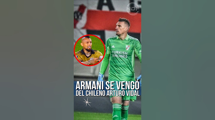 Franco Armani le hizo tragar sus palabras al chile Arturo Vidal y lo humilló  adelante de todos 😱