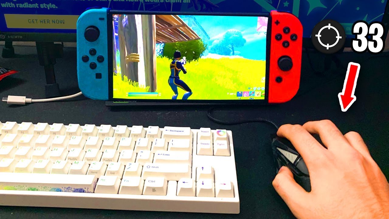 I Used Mouse And Keyboard In Nintendo Switch Fortnite... (Cheating?) -  Youtube