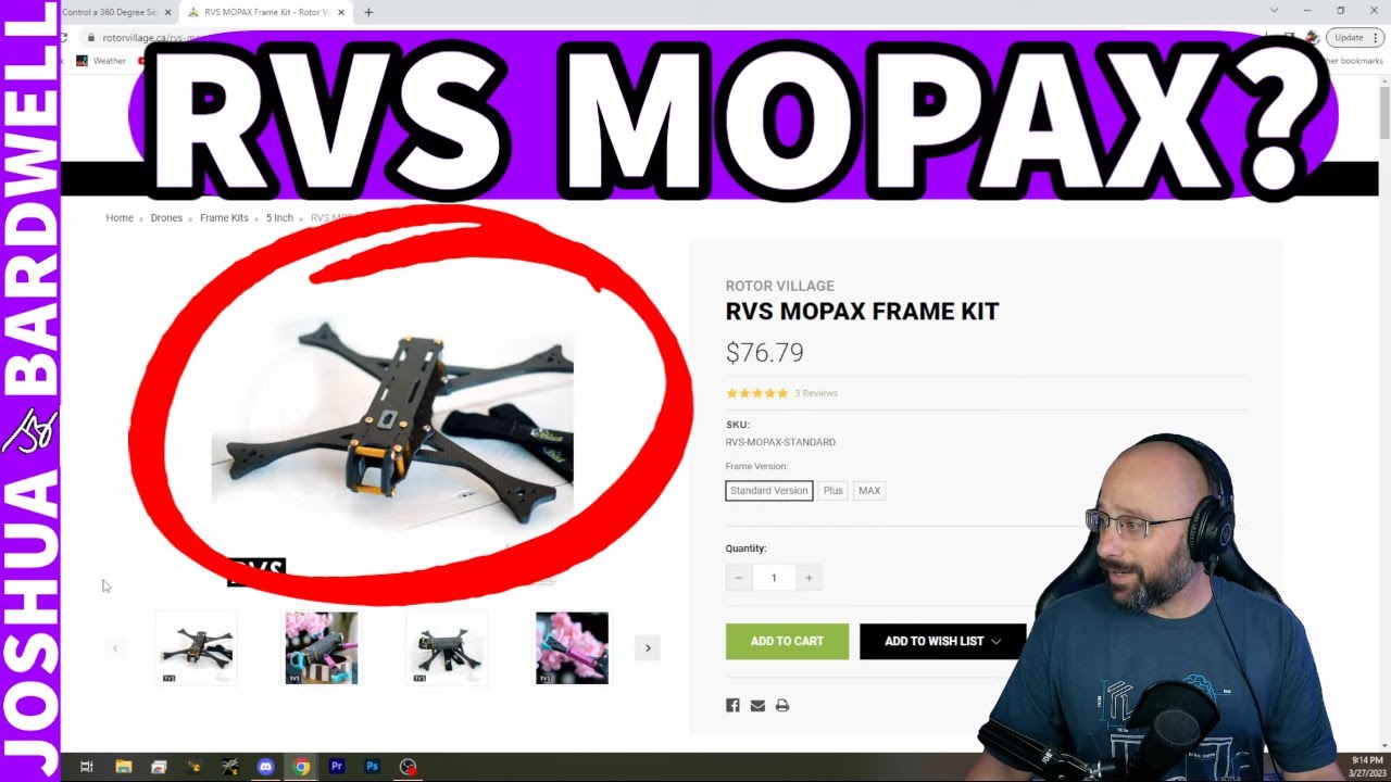 Bardwell Looks At RVS MOPAX Frame Hot FPV Frame Takes YouTube