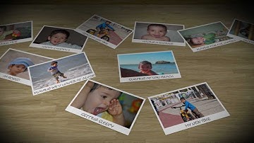 Throwing Photos II - After Effects Template Download