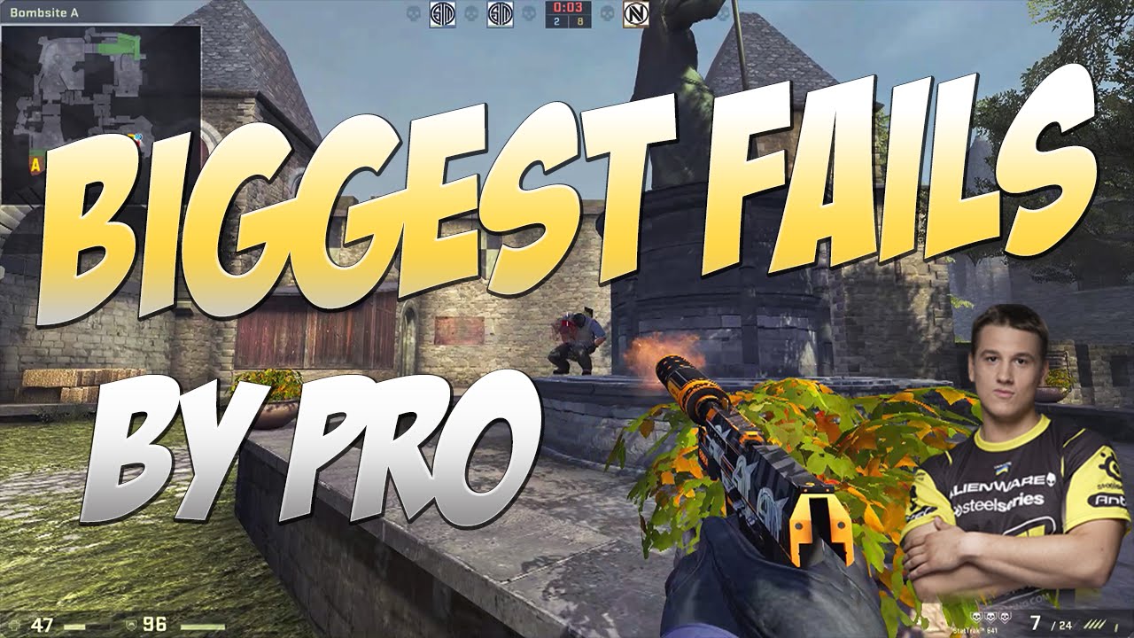 CS:GO - BIGGEST Fails By PROFESSIONALS 2015 Year ( Zeus, Cloud9, Guardian, Karrigan, Skadoodle )