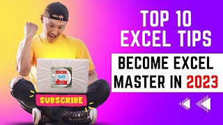Top 10 Excel Tips For 2023 | Latest Excel Tips 2023 | Excel Tutorial for Beginner to Master Level