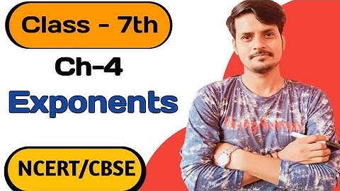 exponential chapter 4 exercise 4A S.Chand solutions | S.chand class 7th maths #cms #lps 5th,6th,7thQ