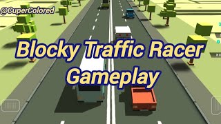 Blocky Traffic Racer | Gameplay (Android) screenshot 3