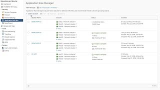 NSX-V Application Rule Manager