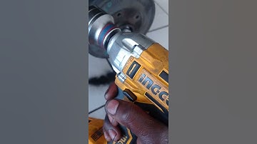 THE POWER OF INGCO IMPACT WRENCH VERY IMPRESSED