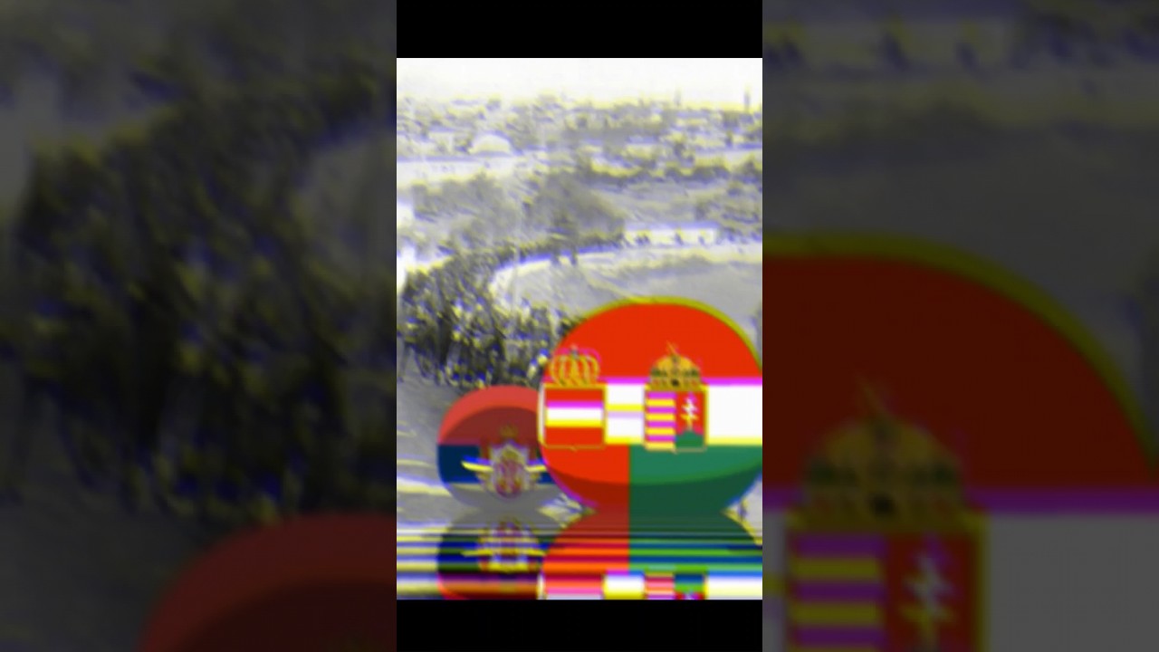 2 bullets ＝ 40 M death #shorts #countryballs #WW1 #history