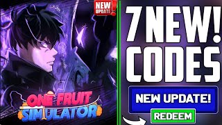 ALL NEW!✅ONE FRUIT SIMULATOR ROBLOX CODES 2025 - ONE FRUIT SIMULATOR CODES 2025 [ROBLOX]