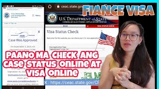HOW TO CHECK OR TRACK YOUR CASE STATUS ONLINE AND VISA STATUS ONLINE TAGALOG