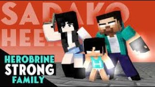 HEROBRINE STRONG FAMILY   ALL EPISODE   MONSTER SCHOOL MINECRAFT  (video by Hd james)