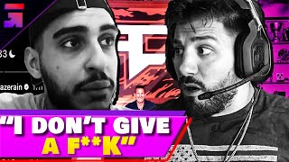 Nickmercs RESPONDS to FaZe Rain I don't give a f*ck