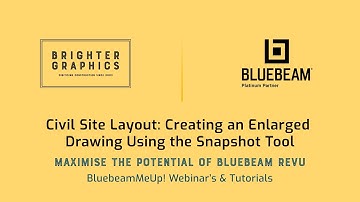 Creating an Enlarged Drawing Using the Snapshot Tool: Brighter Graphics Bluebeam Revu Video Tutorial