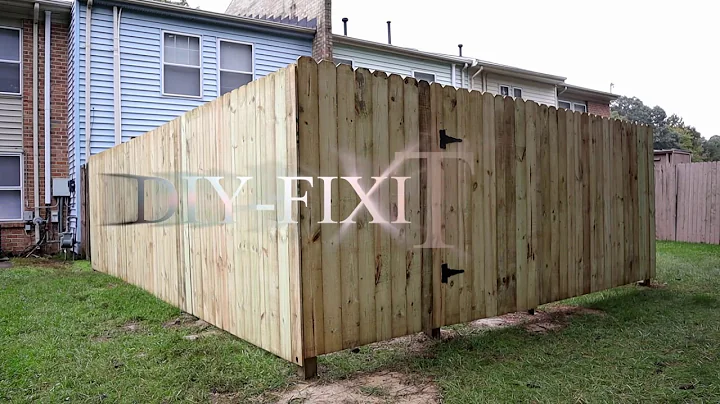 My wood panel fence install mistakes, Good / Bad and the Ulgly