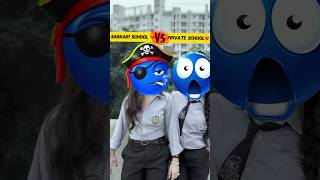 Sarkari school😂❤️vs private school part-3 #SarkariSchoolvsPrivateSchool #SchoolComedy #ViralShorts