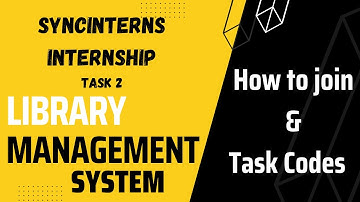 Library Management System | Syncinterns Internship Code | Task 2 | Java Development Internship Code