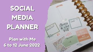 PLAN WITH ME | CLASSIC DASHBOARD HAPPY PLANNER | 6 TO 12 JUNE 2022