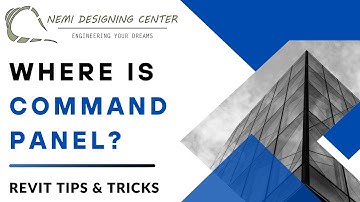 Where is Command Panel? | Revit Tips & Tricks | Nemi Designing Center | #revitcommandpanel