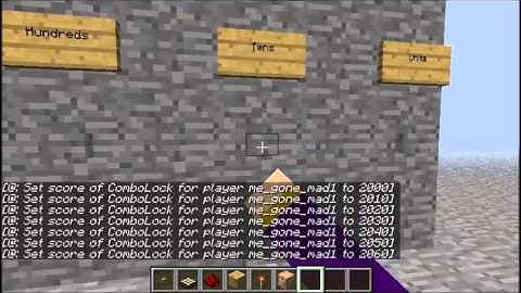 simple command block ComboLock vanilla