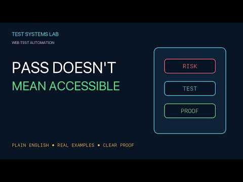 Accessibility Tests with Playwright: What Automation Misses