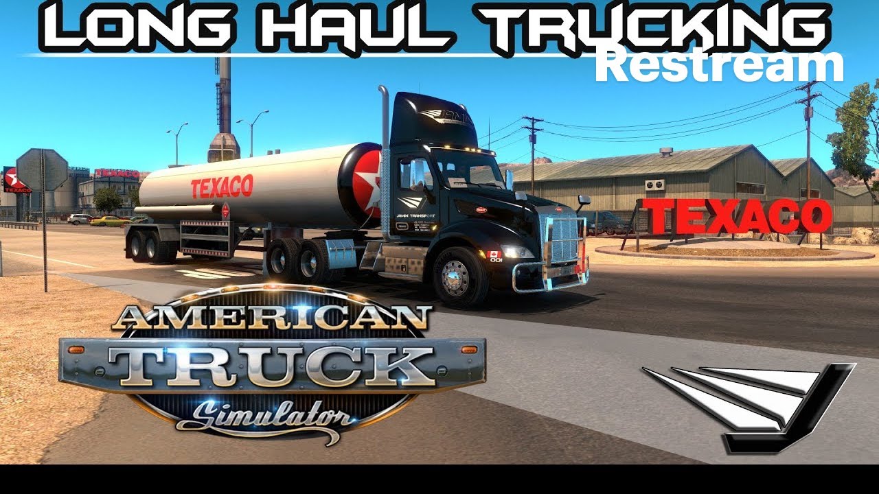 American Truck Simulator Los Angelas CA To Houston TX Random Roblox 