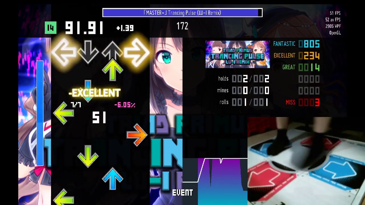 Stepmania Itg Trancing Pulse Lu I Remix Itg 14 Youtube