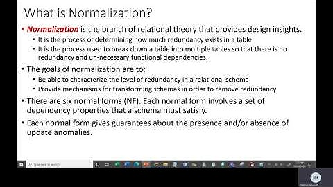 Database   Part 4   Class 2   Part 1   Normalization and 1NF