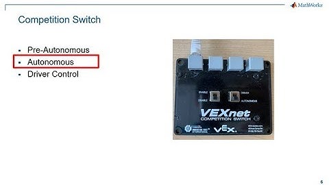 Switching Between Driver and Autonomous Control of VEX Robots