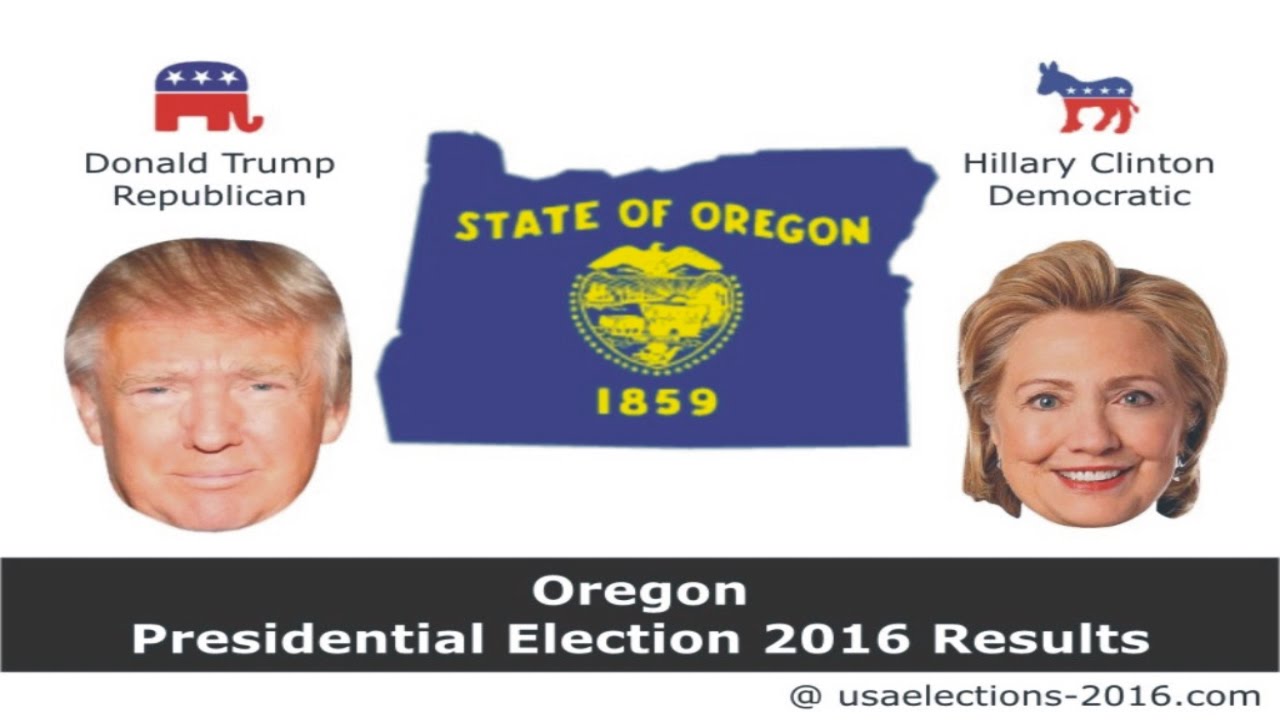 Oregon Presidential Election 2016 Results LIVE Updates YouTube