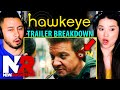 HAWKEYE TRAILER BREAKDOWN! Easter Eggs & Details You Missed! | Reaction | New Rockstars