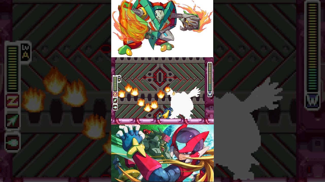 Mega Man Zero 4 Vs. Heat Genblem (No Damage, Speed Kill W/Junk Armor)