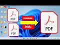 How to Combine PDF Files on Windows 11