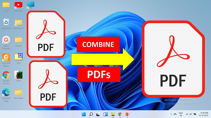 How to Combine PDF Files - Windows 11