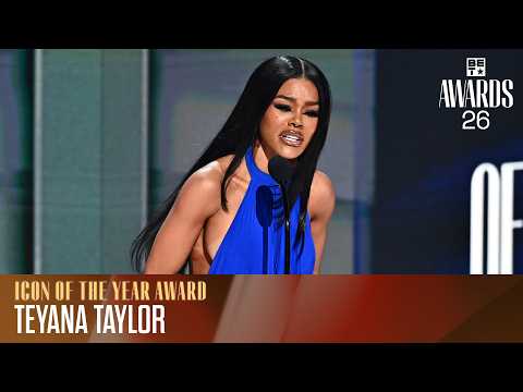 Teyana Taylor Accepts the Icon of the Year Award in an Emotional BET Awards Speech | BET Awards '26