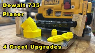 4 Upgrades For The Dewalt 735 Thickness Planer   Elephas Helical Cutter Head, Dust Port & More