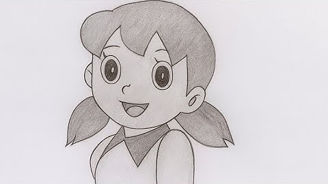 How to draw Shizuka from Doraemon step by step || easy drawing ideas for beginners — Kolay Adım Adım