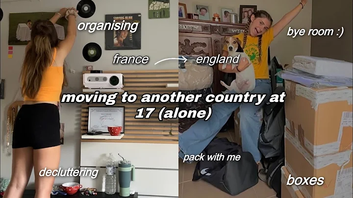 moving out of my childhood house for uni (boxes, suitcases, decluttering my bedroom...)