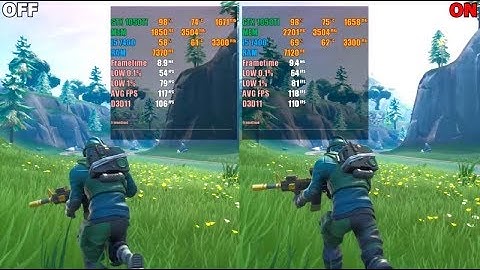 Fortnite: Allow Multithreaded Rendering ON vs. OFF
