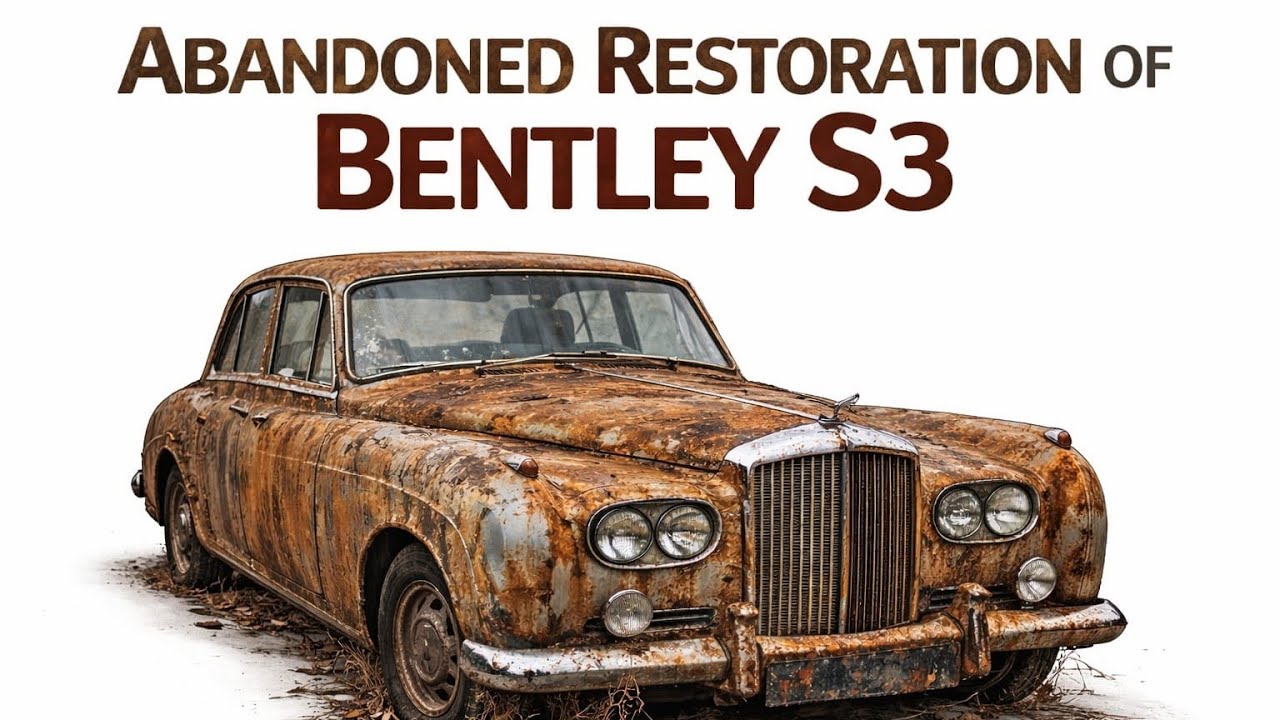 ASMR Car Restoration | Bentley S3(1963) Full Rebuild from Abandoned Condition  