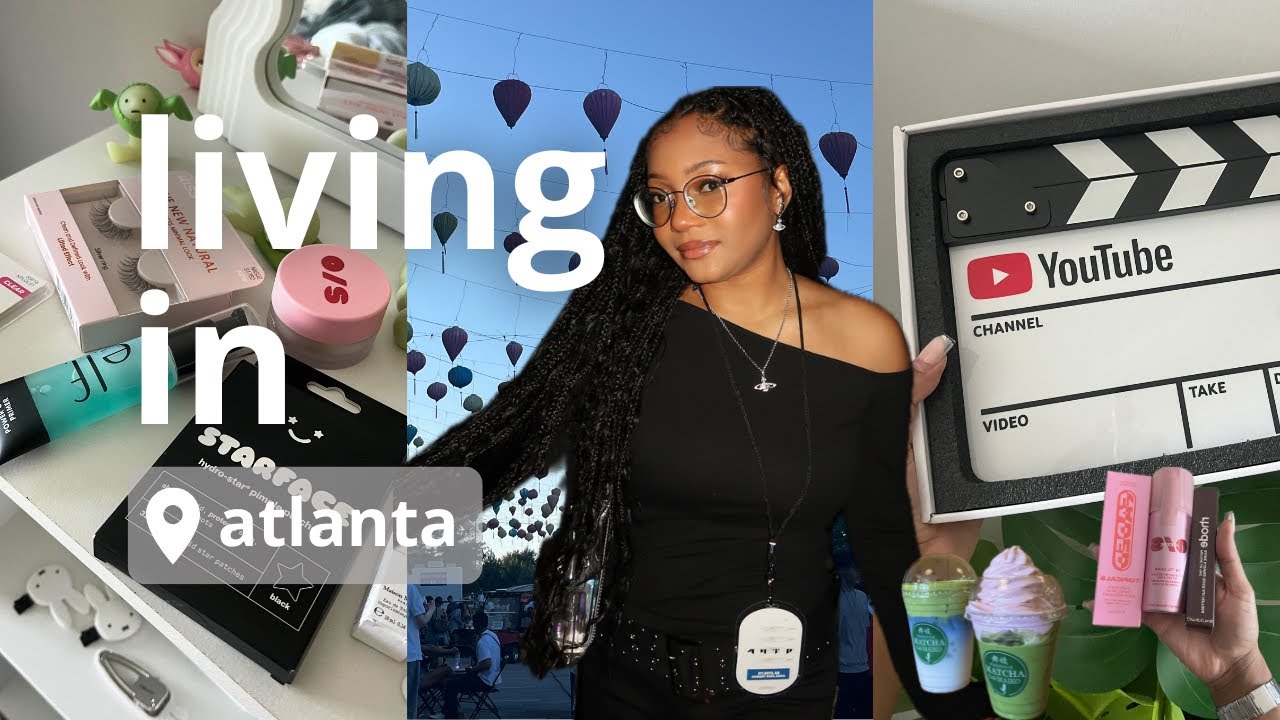 days living in ATL 🍵: chatty vlog, cafe hopping, unboxings, the weeknd concert, hanging with friends